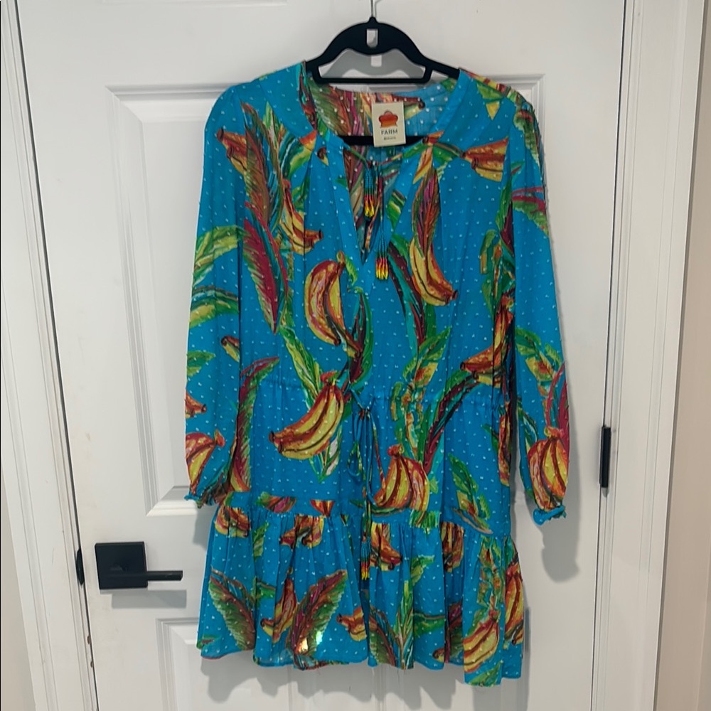 Farm Rio Banana Print Dress